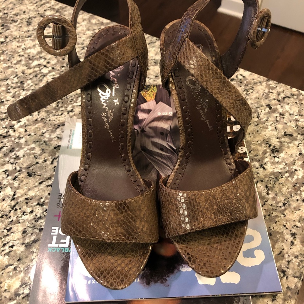 Alice + Olivia Joyce wedges. Worn twice
